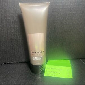 Brand New Bath and Bodyworks Teakwood Body Cream Never used Never tested
